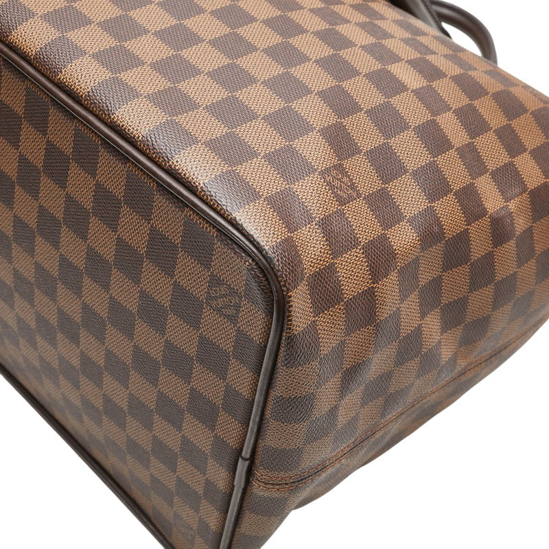 ルイ ヴィトン ダミエ グリニッジPM ボストンバッグ N41165 ブラウン PVC レザー レディース LOUIS VUITTON 【中古】
