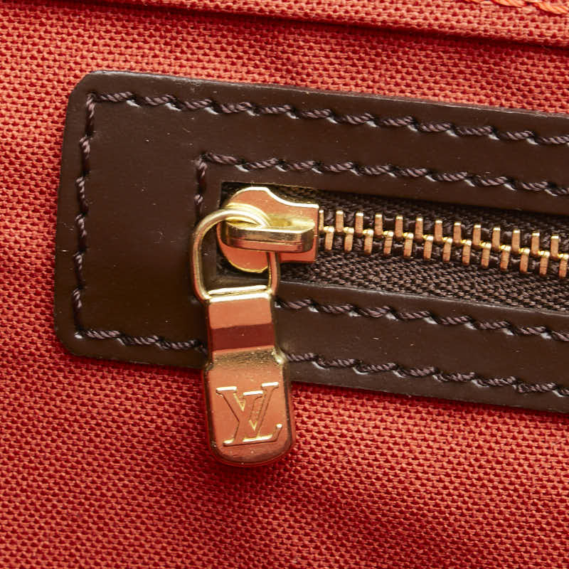 ルイ ヴィトン ダミエ グリニッジPM ボストンバッグ N41165 ブラウン PVC レザー レディース LOUIS VUITTON 【中古】