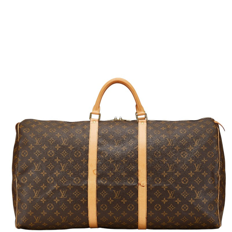 ルイ ヴィトン モノグラム キーポル60 ボストンバッグ トラベルバッグ M41422 ブラウン PVC レザー レディース LOUIS VUITTON 【中古】