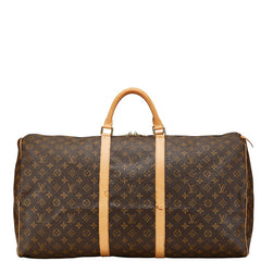 ルイ ヴィトン モノグラム キーポル60 ボストンバッグ トラベルバッグ M41422 ブラウン PVC レザー レディース LOUIS VUITTON 【中古】