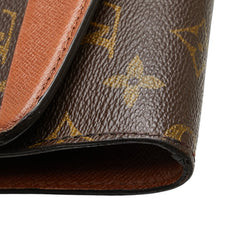 ルイ ヴィトン モノグラム ボルドー24 斜め掛け ショルダーバッグ M51798 ブラウン PVC レザー レディース LOUIS VUITTON 【中古】