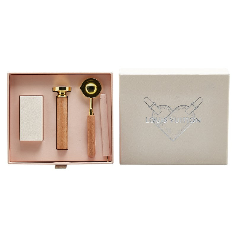 ルイ ヴィトン シーリングスタンプセット その他小物 ゴールド ベージュ メッキ レディース LOUIS VUITTON 【中古】