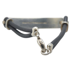 ティファニー アトラス ニューメリック ブレスレット SV925 シルバー ラバー レディース TIFFANY&Co. 【中古】