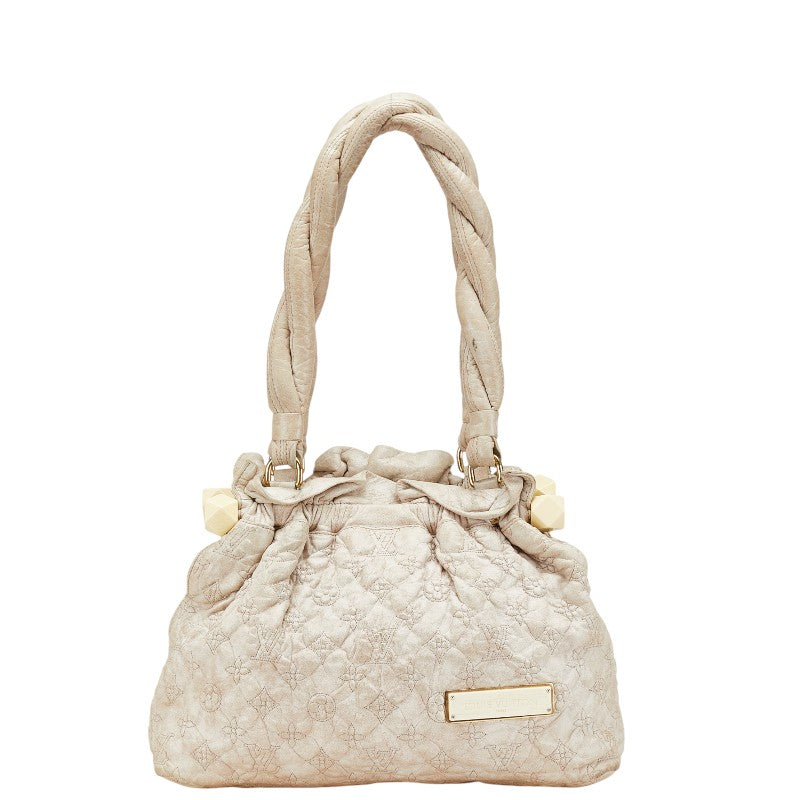 ルイ ヴィトン モノグラム オランプ ストラトゥスPM ショルダーバッグ M95369 エクリュ ベージュ レザー レディース LOUIS VUITTON 【中古】