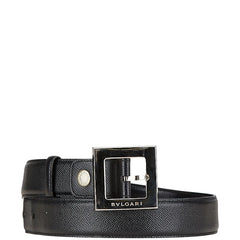 ブルガリ ベルト ブラック レザー レディース BVLGARI 【中古】