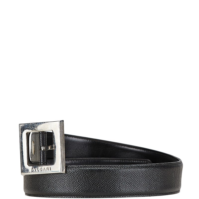 ブルガリ ベルト ブラック レザー レディース BVLGARI 【中古】
