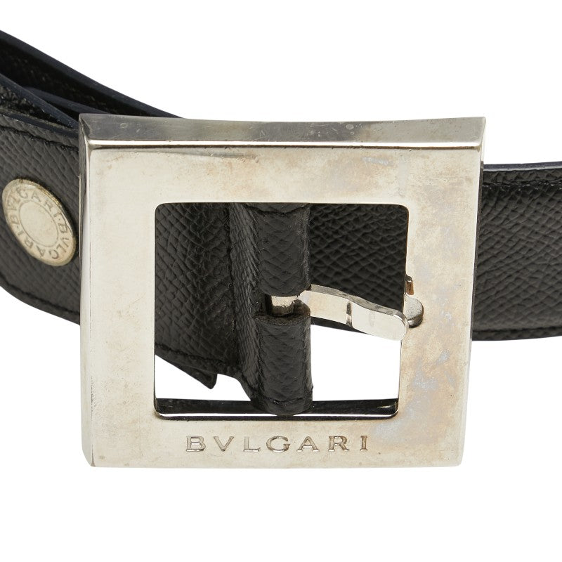 ブルガリ ベルト ブラック レザー レディース BVLGARI 【中古】