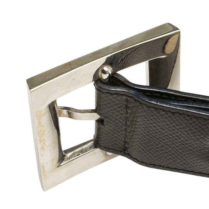 ブルガリ ベルト ブラック レザー レディース BVLGARI 【中古】