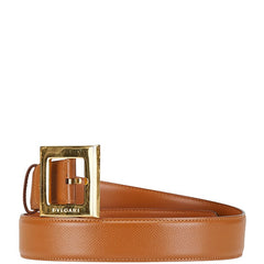 ブルガリ ベルト ブラウン レザー レディース BVLGARI 【中古】