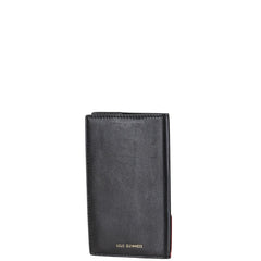 Lulu Guinness ルルギネス リップ 唇 パスポートケース ブラック レッド レザー レディース 【中古】