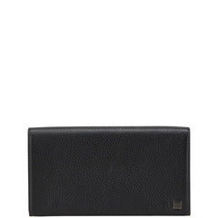 ダンヒル ロゴ 長財布 ブラック レザー レディース Dunhill 【中古】