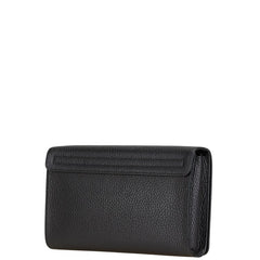 ダンヒル ロゴ 長財布 ブラック レザー レディース Dunhill 【中古】