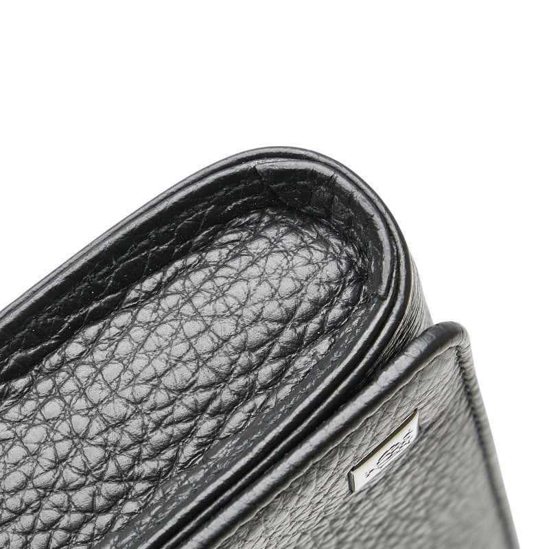 ダンヒル ロゴ 長財布 ブラック レザー レディース Dunhill 【中古】