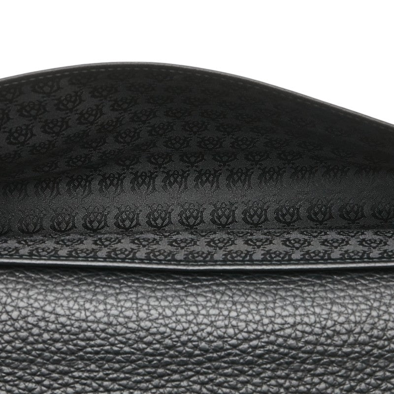 ダンヒル ロゴ 長財布 ブラック レザー レディース Dunhill 【中古】