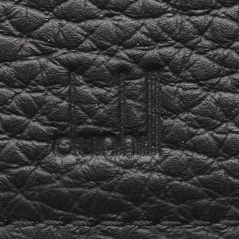 ダンヒル ロゴ 長財布 ブラック レザー レディース Dunhill 【中古】