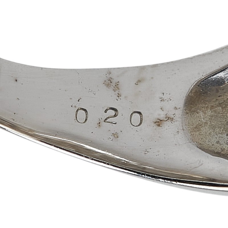 K18WG ホワイトゴールド ダイヤ0.20ct リング 指輪 レディース 15.5号 【中古】