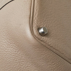 エルメス ピコタンPM ハンドバッグ エトゥープ グレー トリヨンクレマンス レディース HERMES 【中古】
