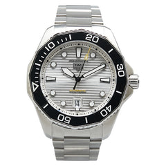 タグホイヤー アクアレーサー プロフェッショナル300 腕時計 WBP201C 自動巻き シルバー文字盤 ステンレススチール メンズ TAG HEUER 【中古】