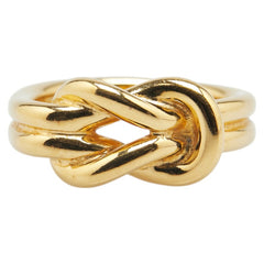 エルメス アタメ スカーフリング ゴールド メッキ レディース HERMES 【中古】