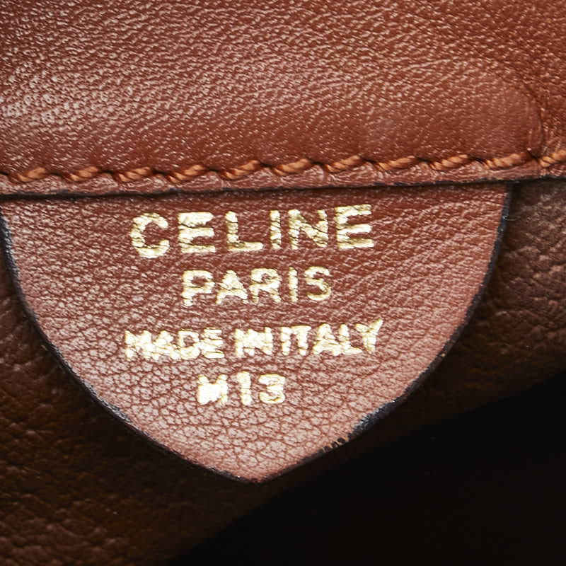 セリーヌ ショルダーバッグ ブラウン レザー レディース CELINE 【中古】