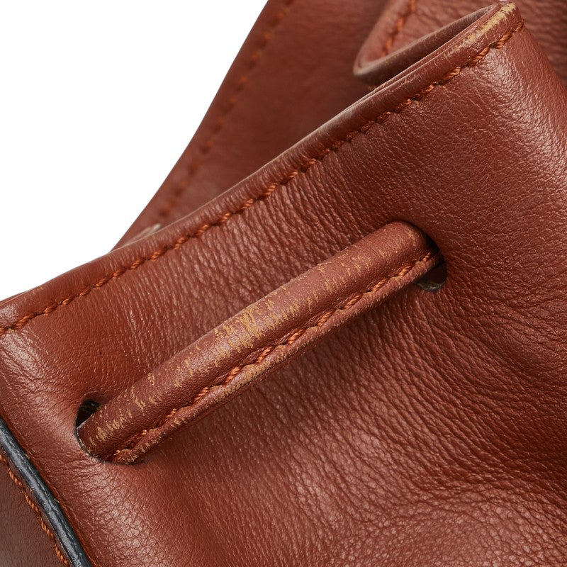 セリーヌ ショルダーバッグ ブラウン レザー レディース CELINE 【中古】