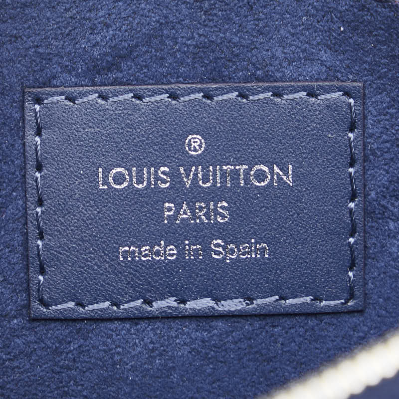 ルイ ヴィトン エピ ネヴァーフルMM 付属品ポーチ ポーチ M54270 アンディゴブルー コクリコ レザー レディース LOUIS VUITTON 【中古】