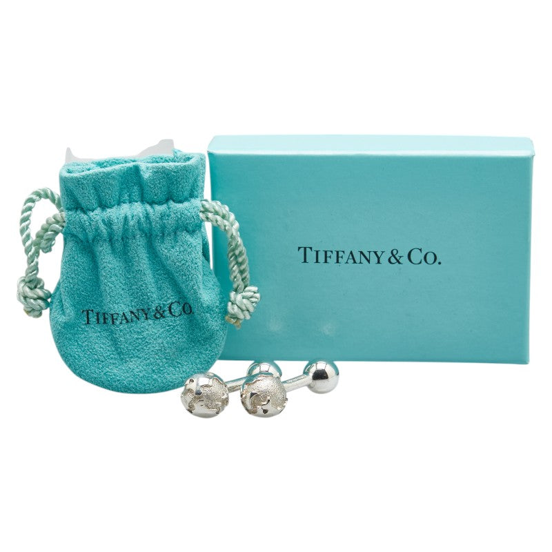 ティファニー 地球 モチーフ カフス SV925 シルバー メンズ TIFFANY&Co. 【中古】