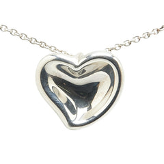 ティファニー エルサ ペレッティ カーブドハート ネックレス SV925 シルバー レディース TIFFANY&Co. 【中古】