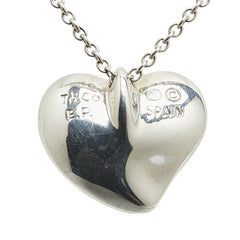 ティファニー エルサ ペレッティ カーブドハート ネックレス SV925 シルバー レディース TIFFANY&Co. 【中古】