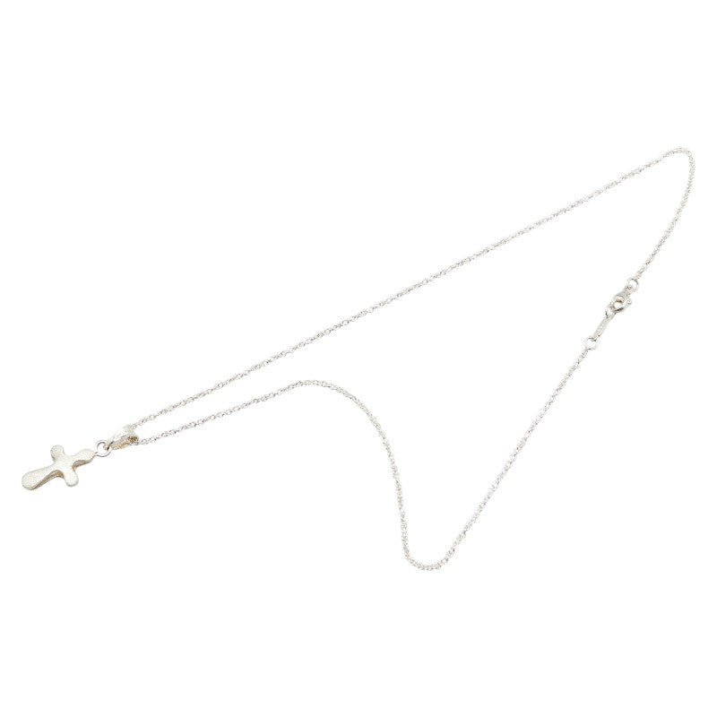 ティファニー クロス 十字架 モチーフ ネックレス SV925 シルバー レディース TIFFANY&Co. 【中古】