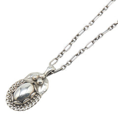 ジョージジェンセン 1992 イヤー ネックレス SV925 シルバー レディース Georg Jensen 【中古】