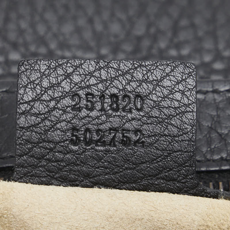 グッチ チェーン ワンショルダーバッグ 251820 ブラック レザー レディース GUCCI 【中古】