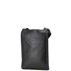 シャネル 斜め掛け ショルダーバッグ ブラック ラムスキン レディース CHANEL 【中古】