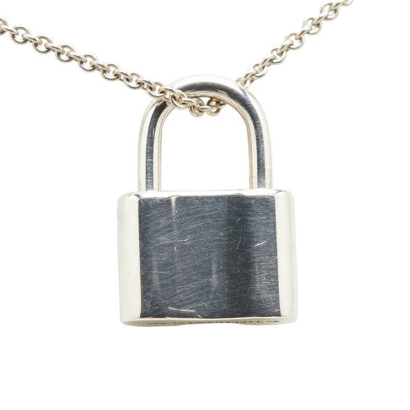 ティファニー 1837 ロックチャーム ネックレス SV925 シルバー レディース TIFFANY&Co. 【中古】