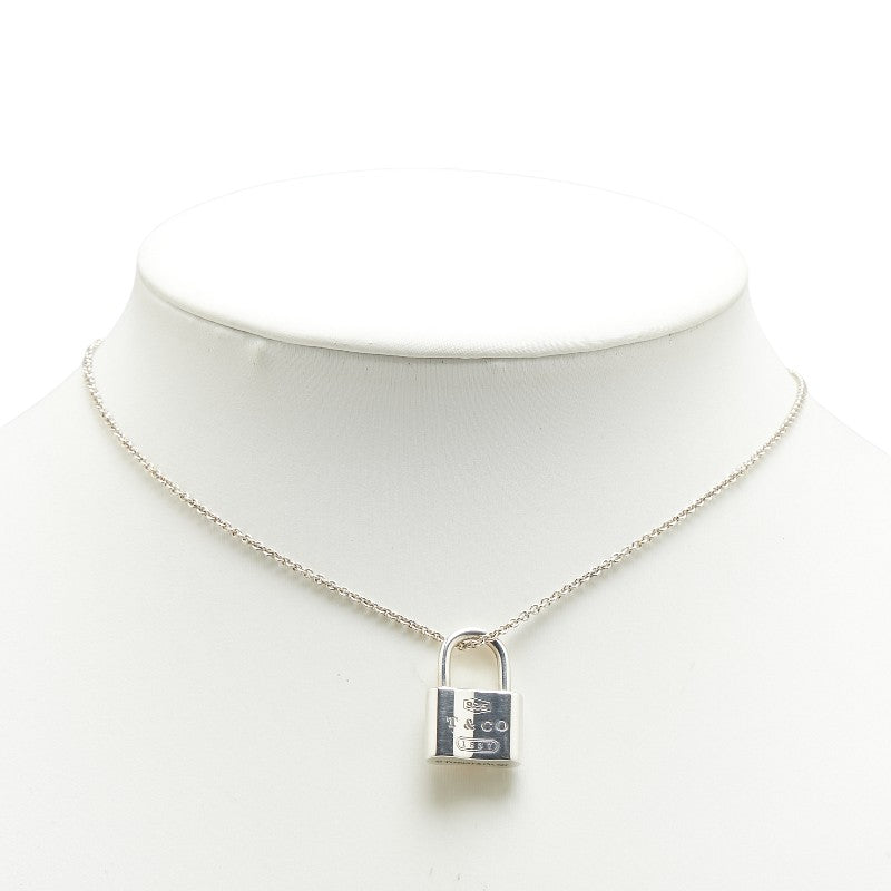 ティファニー 1837 ロックチャーム ネックレス SV925 シルバー レディース TIFFANY&Co. 【中古】