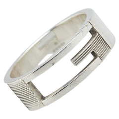 グッチ ブランデッドG リング 指輪 #25 SV925 シルバー メンズ GUCCI 【中古】