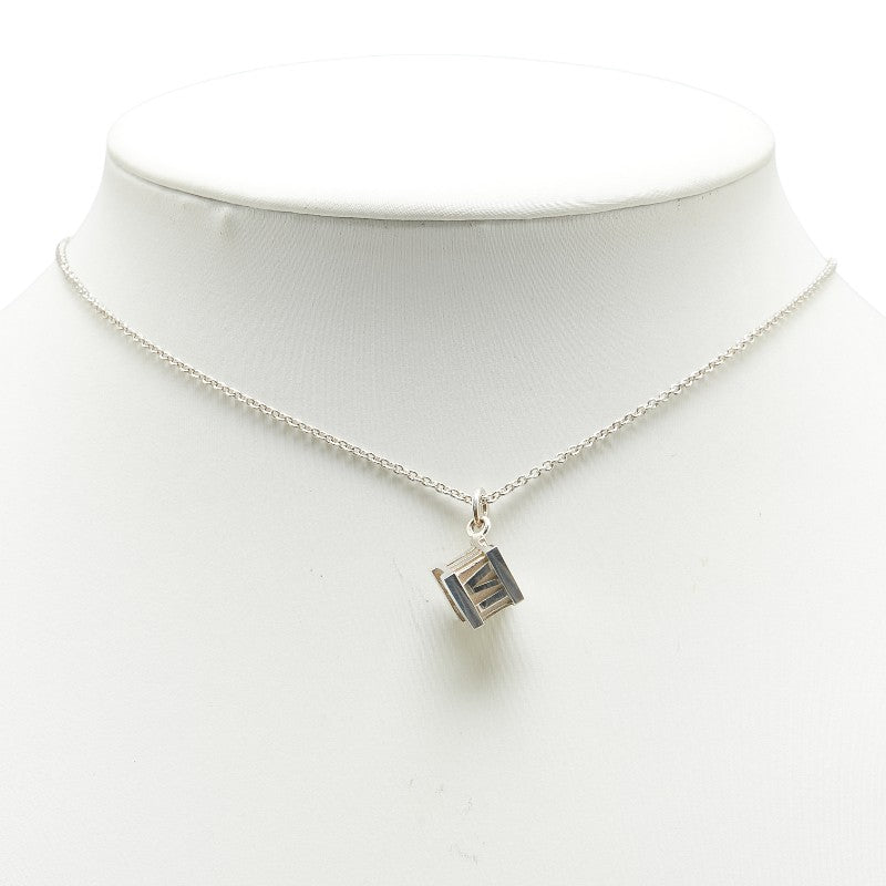 ティファニー アトラスキューブ ペンダントネックレス SV925 シルバー レディース TIFFANY&Co. 【中古】
