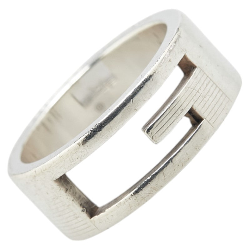 グッチ ブランデッドG リング 指輪 #14 SV925 シルバー レディース GUCCI 【中古】