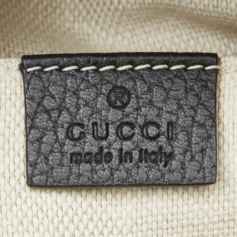 グッチ インターロッキングG ソーホー リュック バックパック 536192 ブラック レザー レディース GUCCI 【中古】