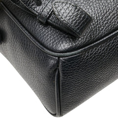 グッチ インターロッキングG ソーホー リュック バックパック 536192 ブラック レザー レディース GUCCI 【中古】