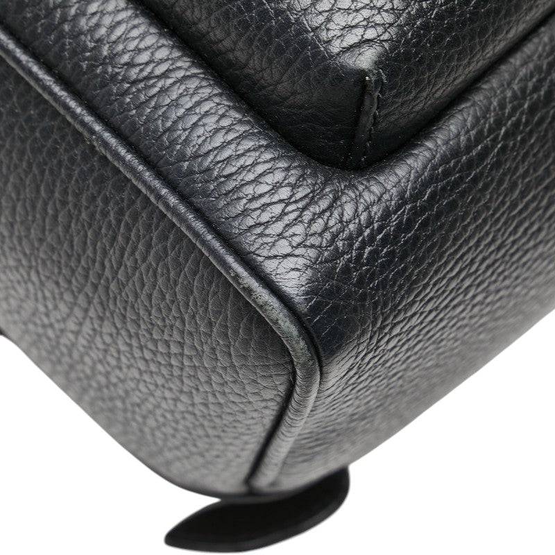 グッチ インターロッキングG ソーホー リュック バックパック 536192 ブラック レザー レディース GUCCI 【中古】