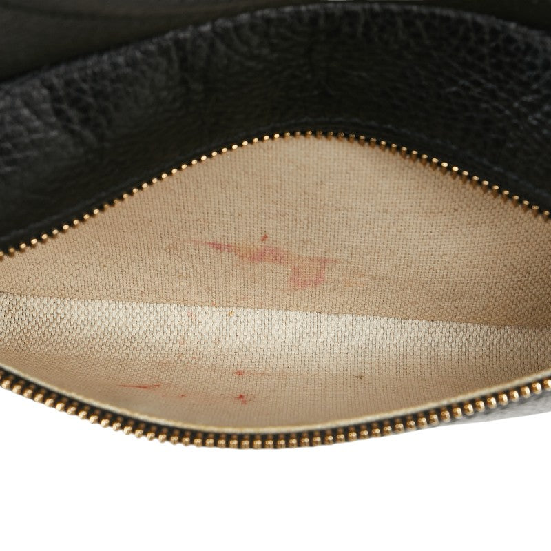 グッチ インターロッキングG ソーホー リュック バックパック 536192 ブラック レザー レディース GUCCI 【中古】