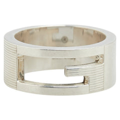 グッチ ブランデッドG リング 指輪 #9 SV925 シルバー レディース GUCCI 【中古】