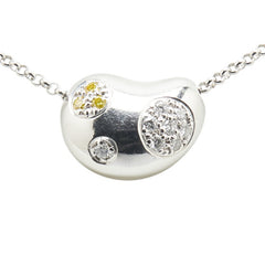 タサキ ネックレス シルバー イエロー Pt850 プラチナ レディース TASAKI 【中古】