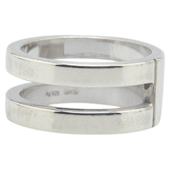 グッチ リング 指輪 #18 SV925 シルバー レディース GUCCI 【中古】