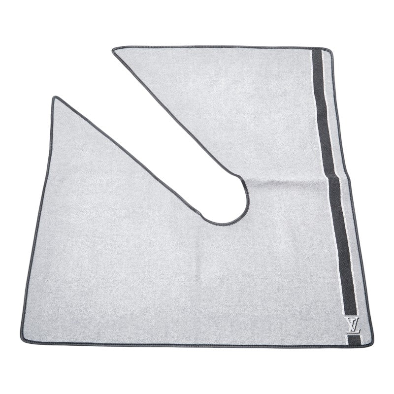 ルイ ヴィトン 23AW ショール70 エクスプローラー ショール ストール M79288 グレー ブラック ウール レディース LOUIS VUITTON 【中古】