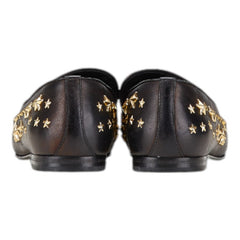 ジミーチュウ スタースタッズ ローファー サイズ：42 ブラック レザー メンズ JIMMY CHOO 【中古】