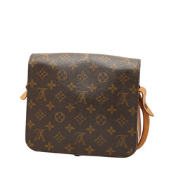 ルイ ヴィトン モノグラム カルトシエールMM 斜め掛け ショルダーバッグ M51253 ブラウン PVC レザー レディース LOUIS VUITTON 【中古】