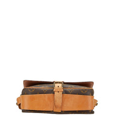 ルイ ヴィトン モノグラム カルトシエールMM 斜め掛け ショルダーバッグ M51253 ブラウン PVC レザー レディース LOUIS VUITTON 【中古】