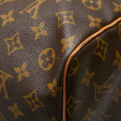 ルイ ヴィトン モノグラム キーポル60 ボストンバッグ トラベルバッグ M41422 ブラウン PVC レザー レディース LOUIS VUITTON 【中古】